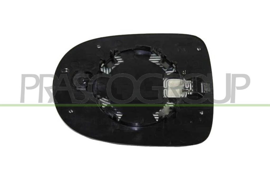 MIRROR GLASS BASE LEFT-ASPHERICAL-HEATED-CHROME