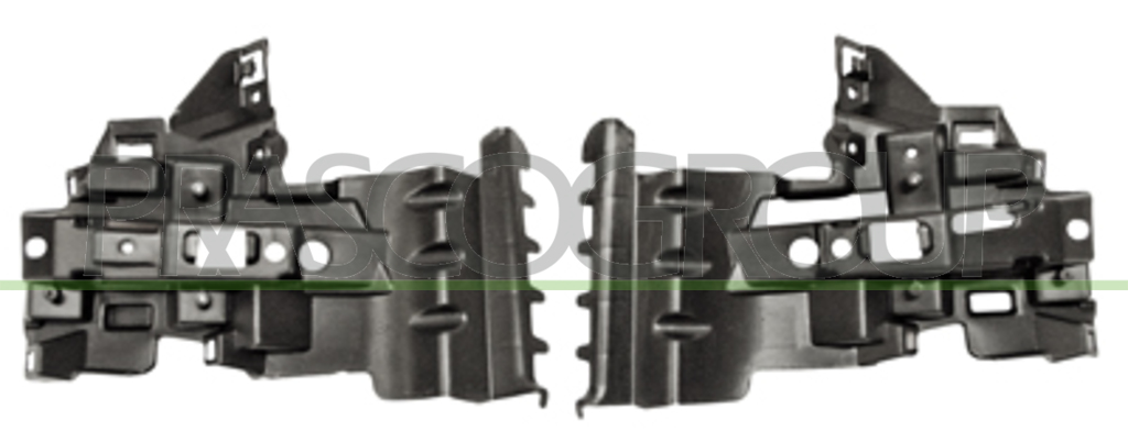 KIT SOPORTE GRAPA PARACHOQUES DELANTERO (DERECHA+IZQUIERDA)