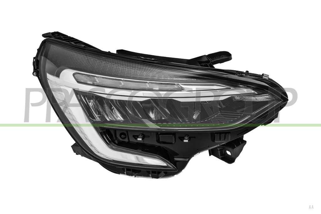 PHARE DROIT-ELECTRIQUE-SANS MOTEUR-AVEC BORD CHROME'-LED