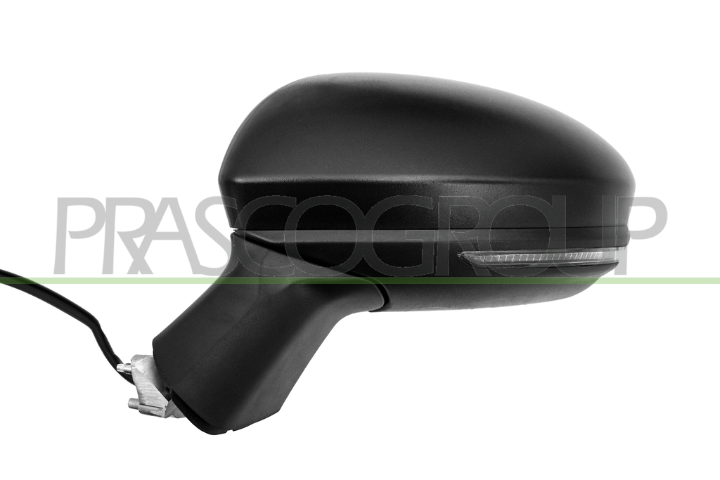 RETROVISORE SINISTRO-ELETTRICO-NERO-TERMICO-CON FANALE-ASFERICO-7 PINS