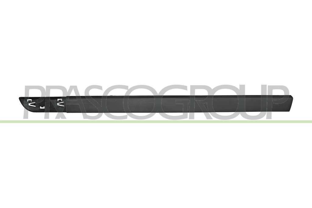 FRONT DOOR MOLDING LEFT-BLACK-TEXTURED FINISH MOD. 5 DOOR