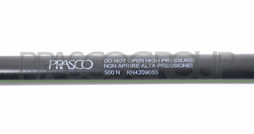 AMORTIGUADOR DE MALETERO DERECHO/IZQUIERDO PORTON TRASERO - 500 N - L 419 mm - C 160 mm - Ø 18 mm - Ø 8 mm