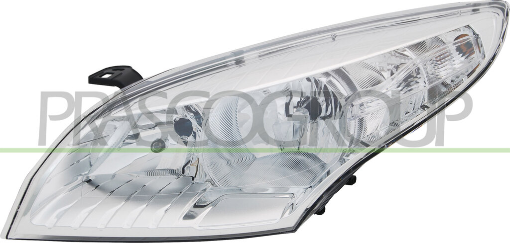 HEADLAMP LEFT H7+H7 ELECTRIC-WITH MOTOR-CHROME