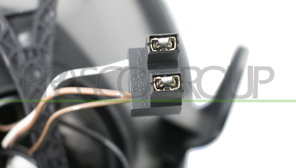 PROIETTORE DESTRO H7+H7-ELETTRICO-CON MOTORE-CROMATO-BORDO NERO