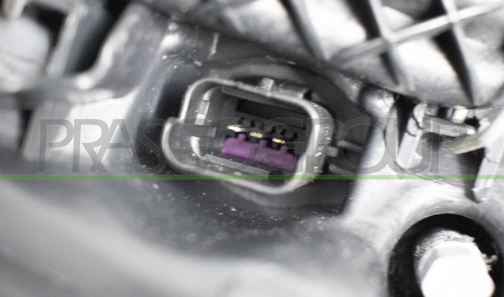 PROIETTORE DESTRO H7+H7-ELETTRICO-CON MOTORE-NERO