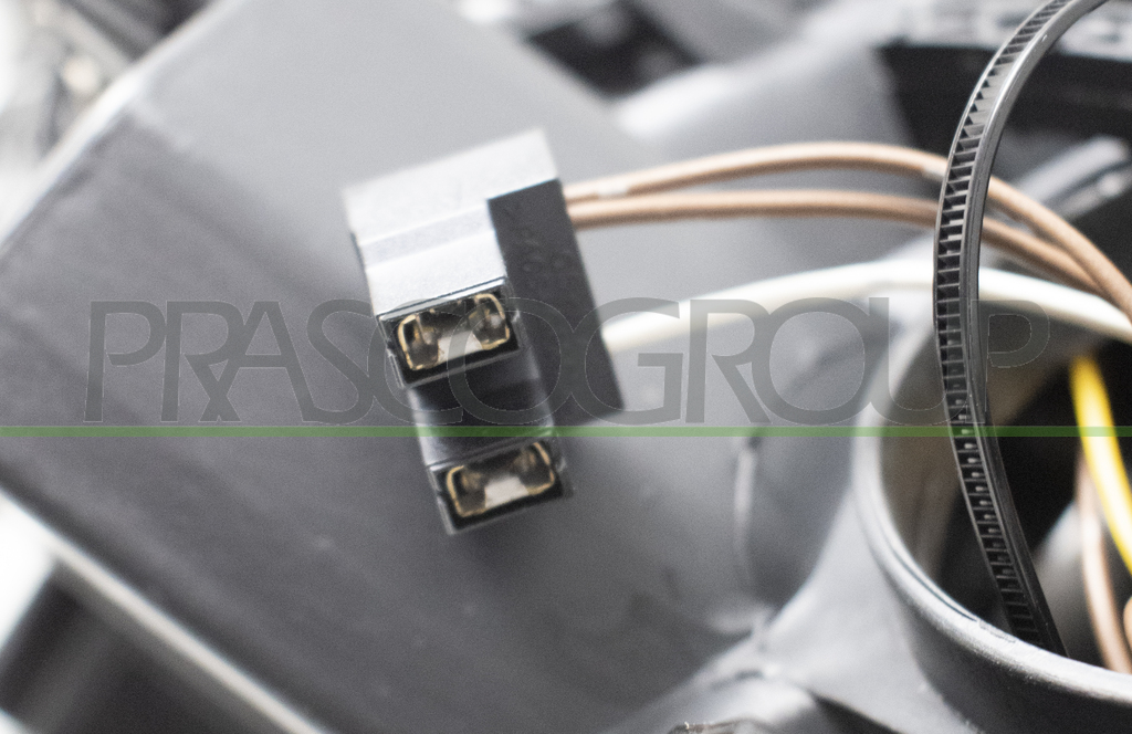 OPTICA IZQUIERDA H7+H7 ELECTRICA-CON MOTOR-NEGRA