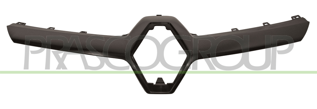 MOULURE SUPERIEURE NOIRE DE GRILLE DE CALANDRE