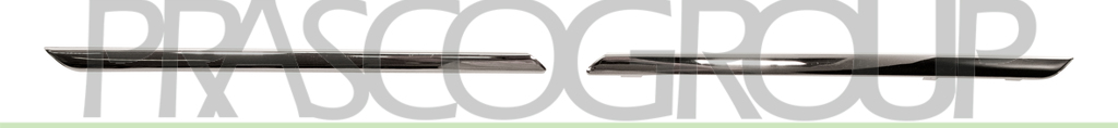 JEU DE PROFIL CHROME' 2 PCS. (DROITE+GAUCHE)