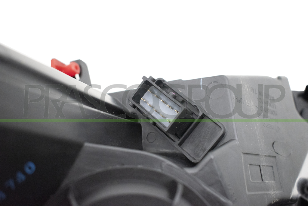 HEADLAMP RIGHT H7+H7 ELECTRIC-WITH MOTOR-CHROME
