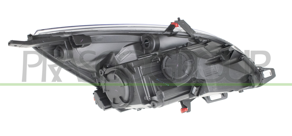 HEADLAMP LEFT H7+H7-ELECTRIC-WITH MOTOR-CHROME