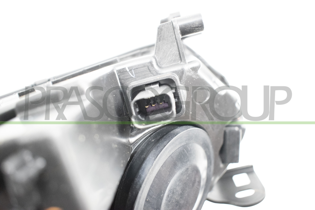 HEADLAMP RIGHT H7+H7 ELECTRIC-WITH MOTOR-BLACK