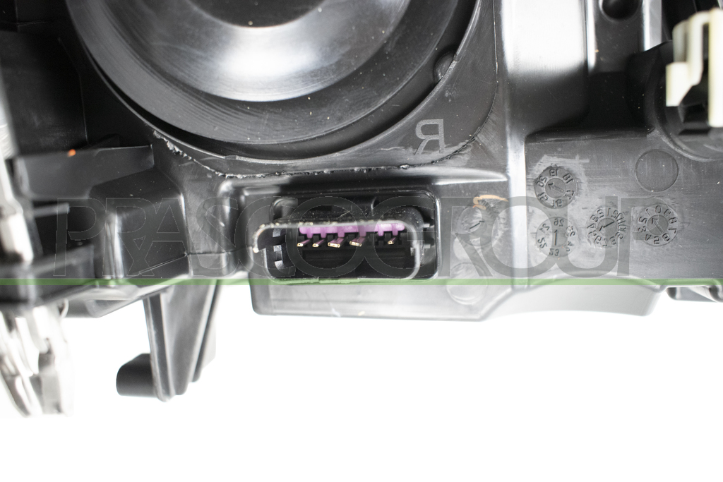 OPTICA IZQUIERDA H7+H7 ELECTRICA-CON MOTOR-NEGRO