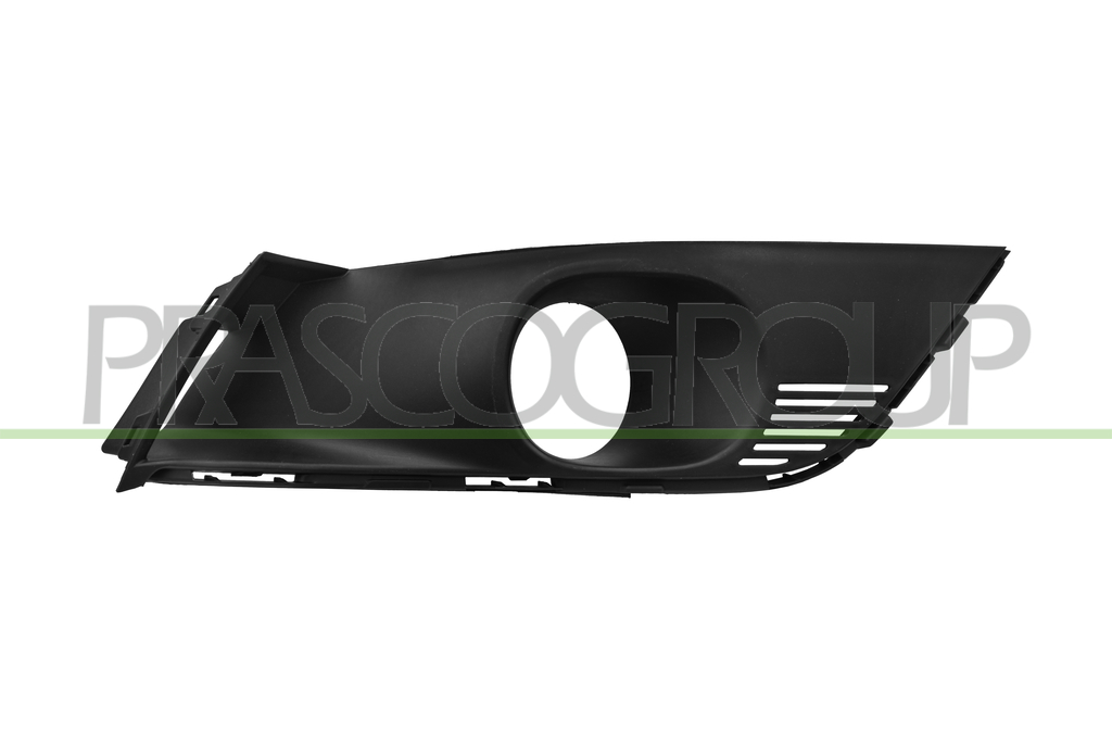 FRONT BUMPER GRILLE RIGHT-GRAY-WITH FOG LAMP HOLE