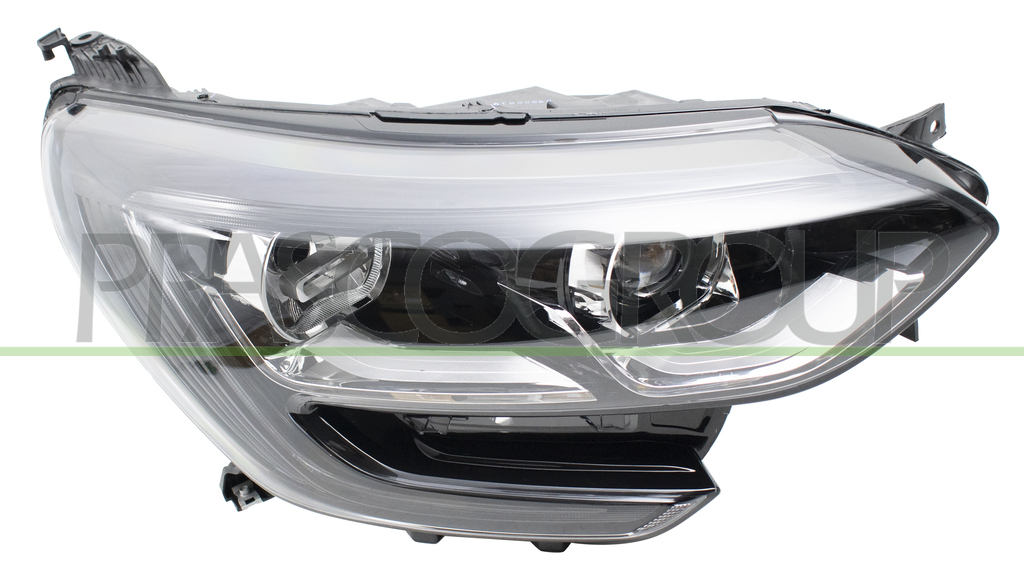 SCHEINWERFER LINKS-H7+H7-OHNE LWR-MIT MOTOR-MIT TAGFAHRLICHT-MIT SCHWARZEM RAND-LED