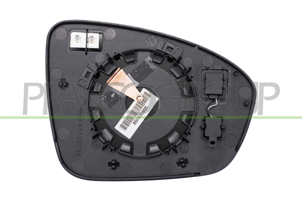 MIRROR GLASS BASE LEFT-HEATED-WITH BLIS-ASPHERICAL