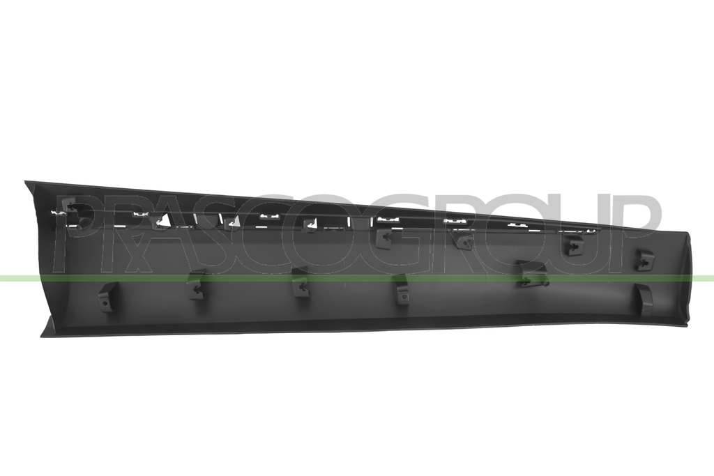 FRONT DOOR MOLDING LEFT-BLACK-TEXTURED FINISH-WITH PROFILE HOLES