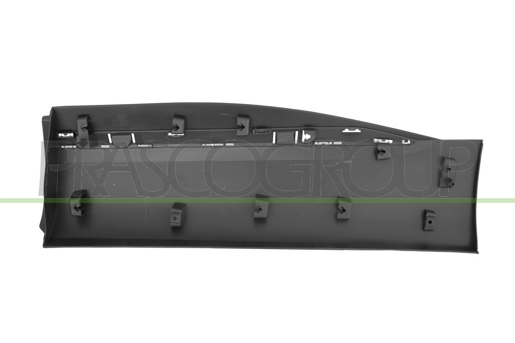 REAR DOOR MOLDING RIGHT-BLACK-TEXTURED FINISH-WITH PROFILE HOLES