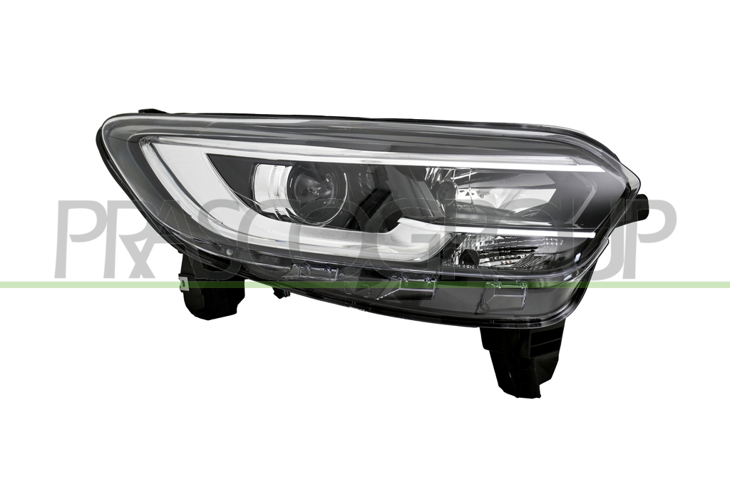 PROIETTORE DESTRO H7+H7-ELETTRICO-CON MOTORE-CON LUCE DIURNA-LED