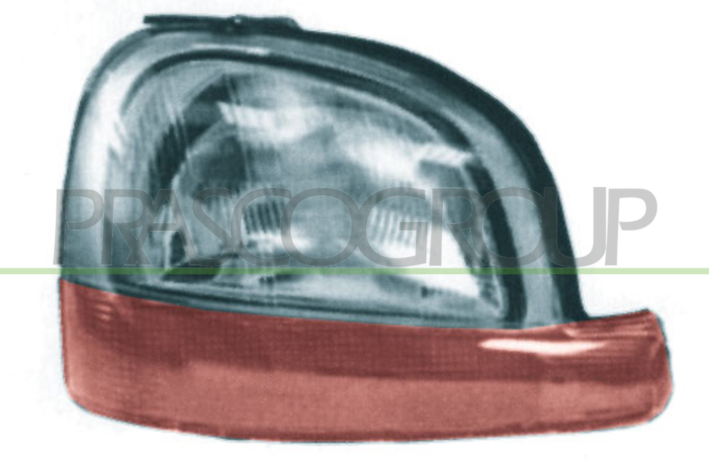 OPTICA DERECHA-CON PILOTO H4 ELECTRICA-SIN MOTOR