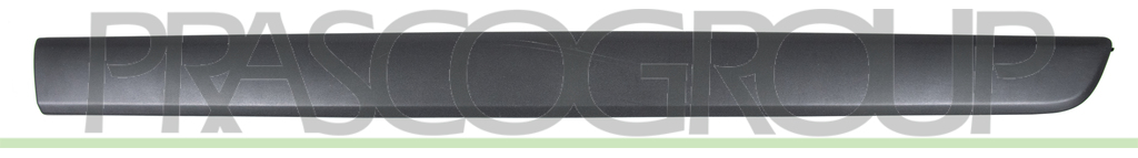 FRONT DOOR MOLDING-RIGHT-WITH CLIPS-BLACK-TEXTURED FINISH