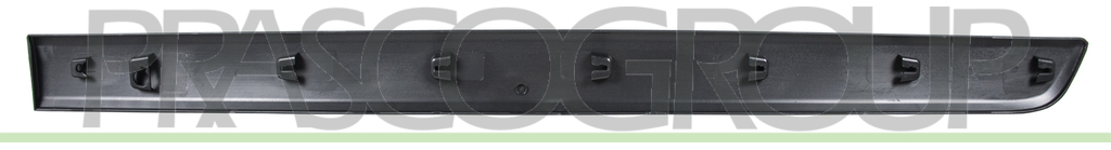 FRONT DOOR MOLDING LEFT-WITH CLIPS-BLACK-TEXTURED FINISH