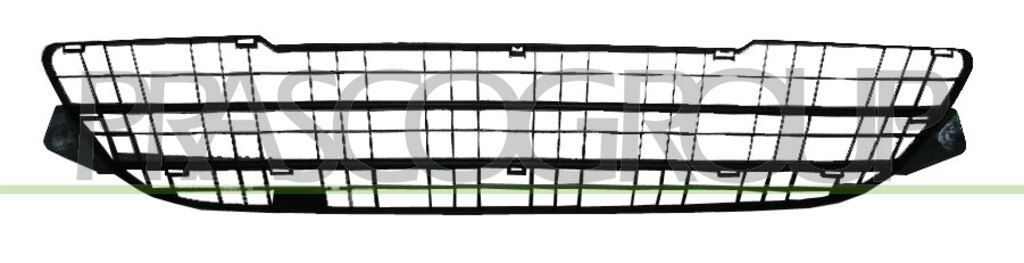 FRONT BUMPER GRILLE-CENTRE-BLACK