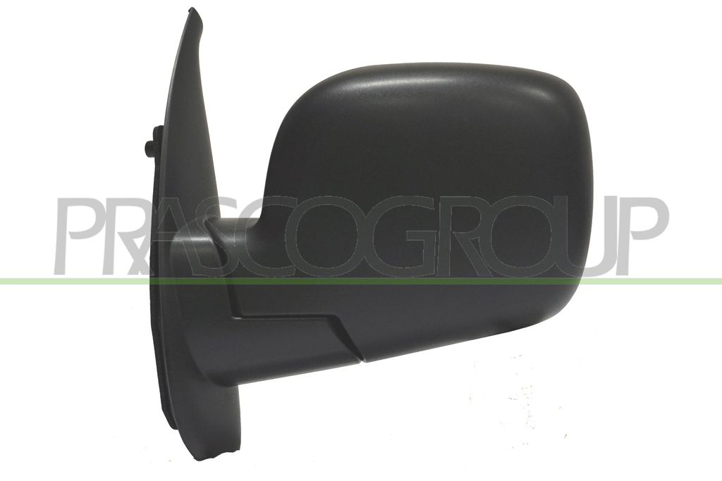DOOR MIRROR LEFT-ELECTRIC-BLACK-HEATED-CONVEX-CHROME