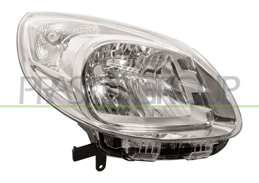HEADLAMP RIGHT H4 ELECTRIC-WITHOUT MOTOR-CHROME