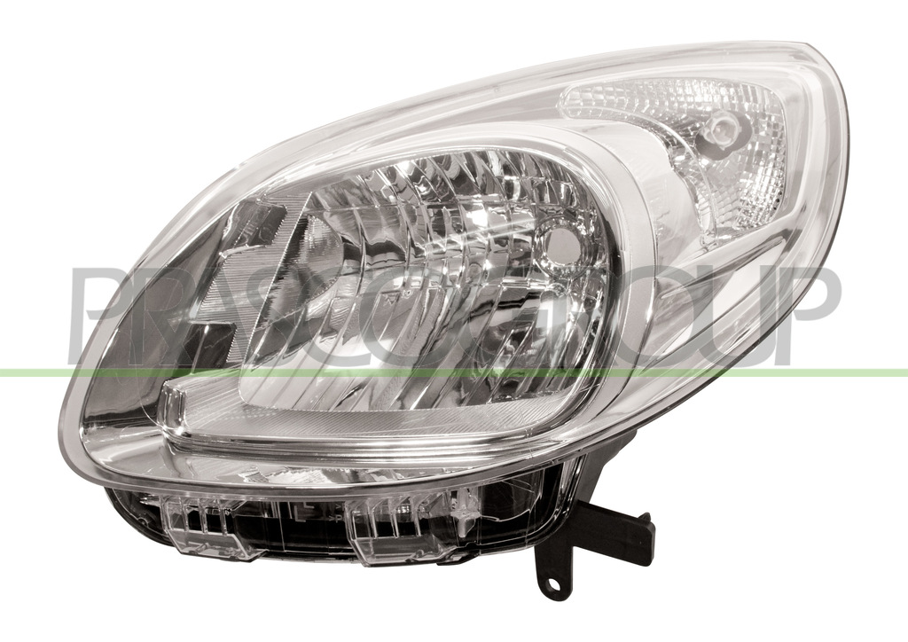 PHARE GAUCHE H4 ELECTRIQUE SANS MOTEUR-CHROME'