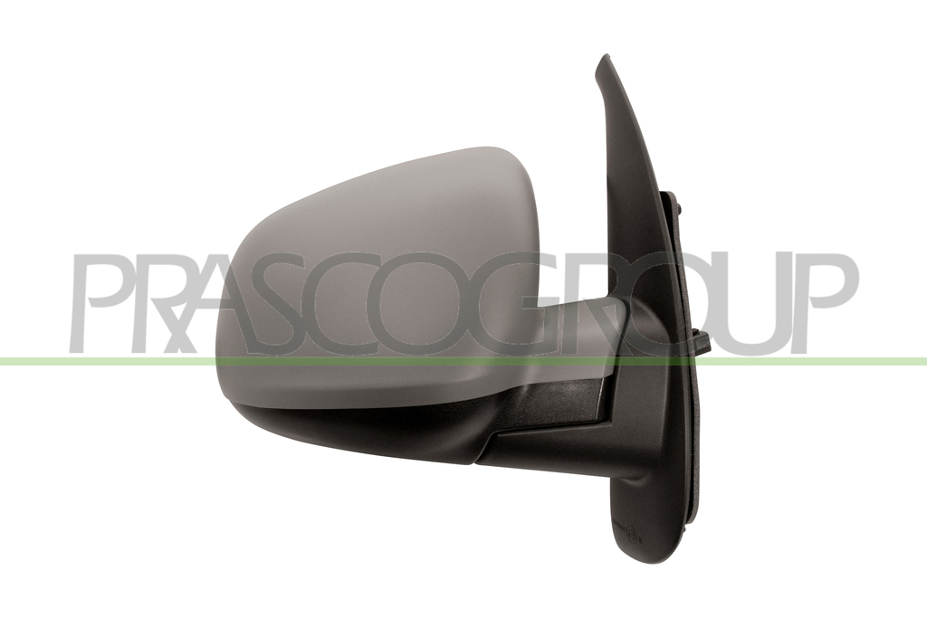 DOOR MIRROR RIGHT-ELECTRIC-HEATED-FOLDABLE-PRIMED-ASPHERICAL-CHROME