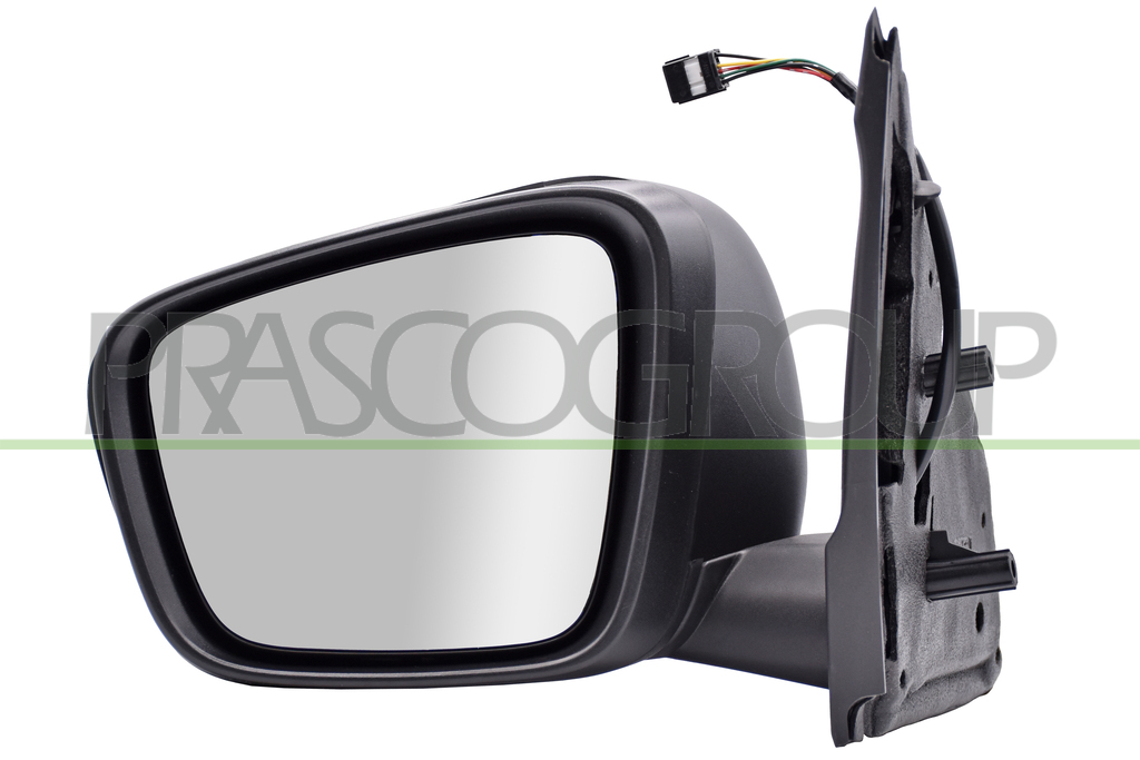 ESPEJO IZQUIERDO-ELECTRICO-NEGRO-TERMICO-CONVEXO-5 PINES