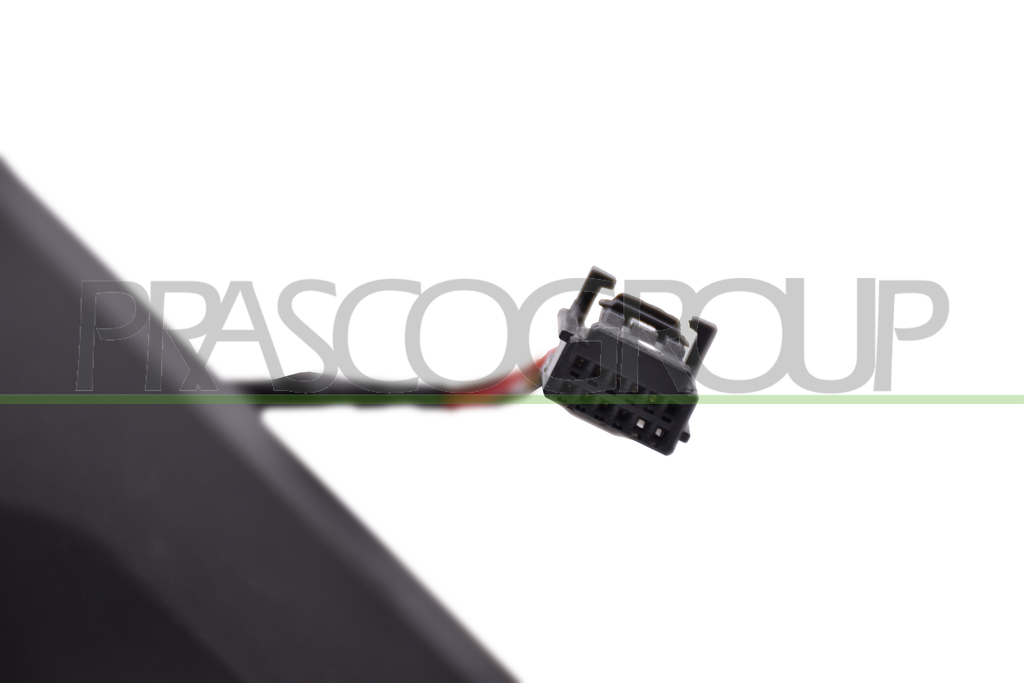 ESPEJO IZQUIERDO-ELECTRICO-NEGRO-TERMICO-CONVEXO-5 PINES