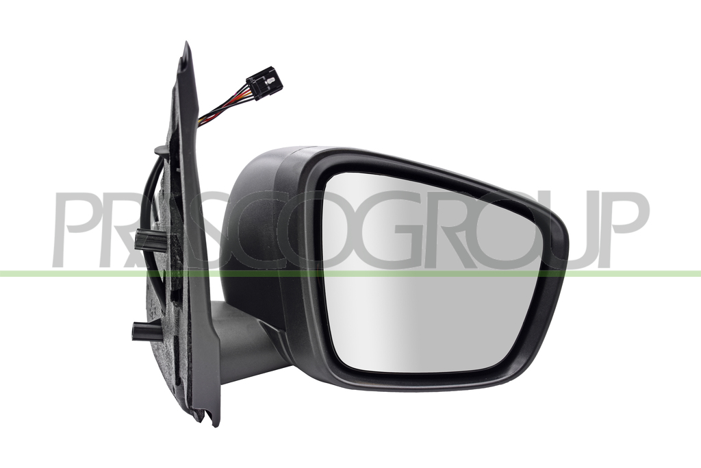RETROVISORE DESTRO-ELETTRICO-NERO-TERMICO-CON SONDA-CON BLIS-CONVESSO-9 PINS