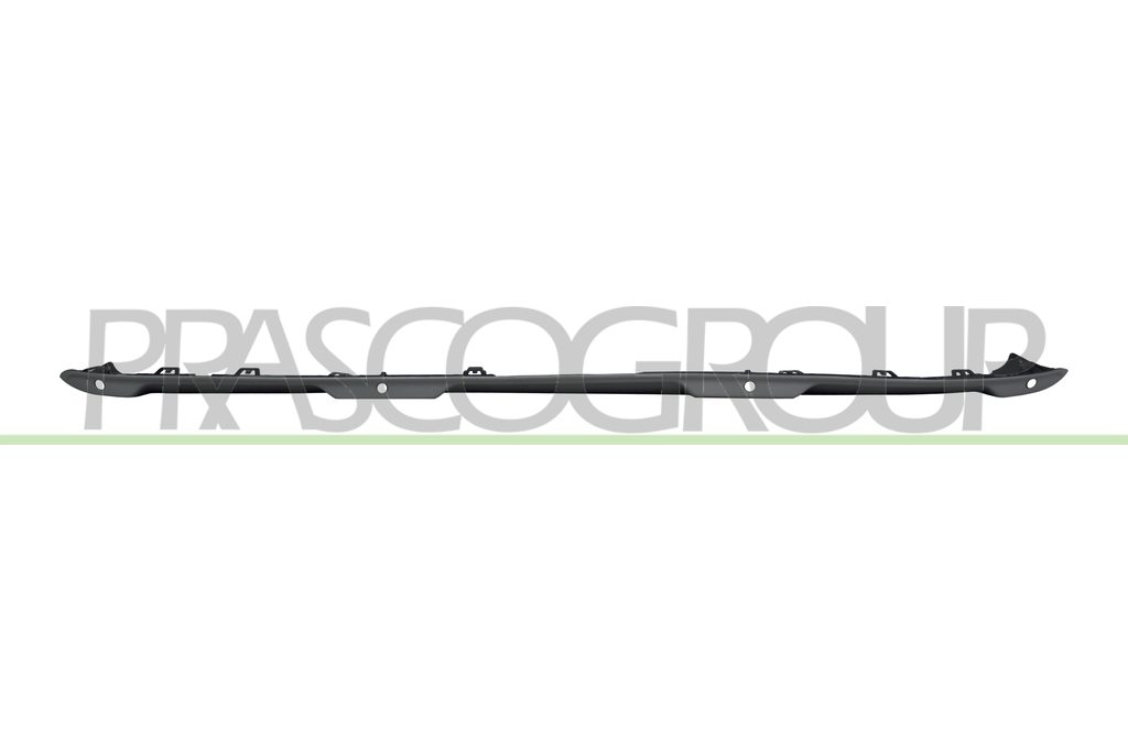 REAR BUMPER SPOILER-SILVER-WITH PDC HOLES+SENSOR HOLDERS