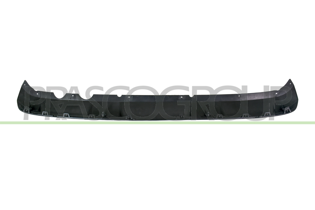 REAR BUMPER SPOILER-SILVER-WITH PDC HOLES+SENSOR HOLDERS