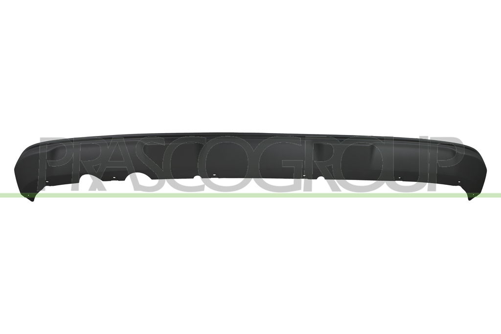 SPOILER STOSSTANGE HINTEN-SCHWARZ-GENARBT