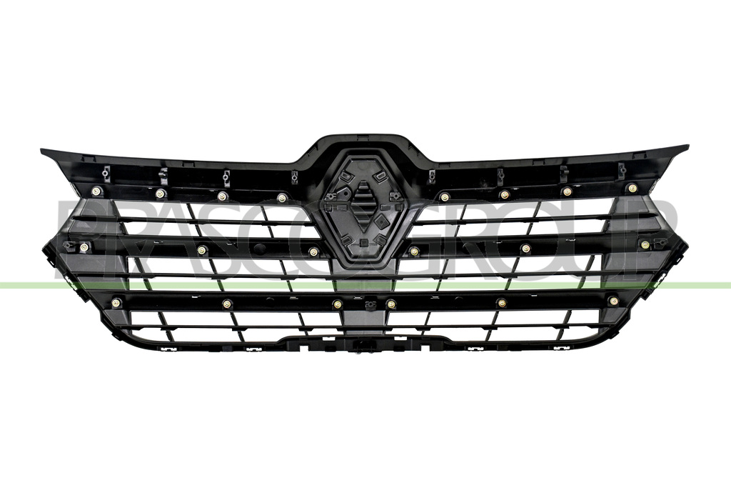 RADIATOR GRILLE-BLACK-TEXTURED FINISH-WITH 5 CHROME MOLDINGS