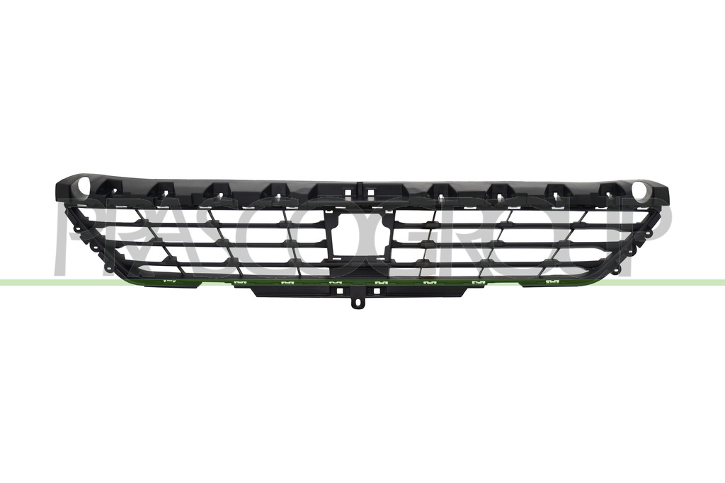 FRONT BUMPER GRILLE-CENTRE-BLACK-TEXTURED FINISH-WITH PDC+SENSOR HOLDER