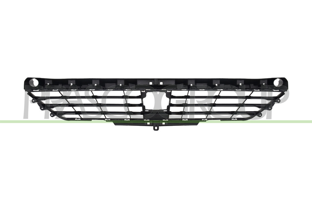 FRONT BUMPER GRILLE-CENTRE-BLACK-TEXTURED FINISH-WITH PDC+SENSOR HOLDER