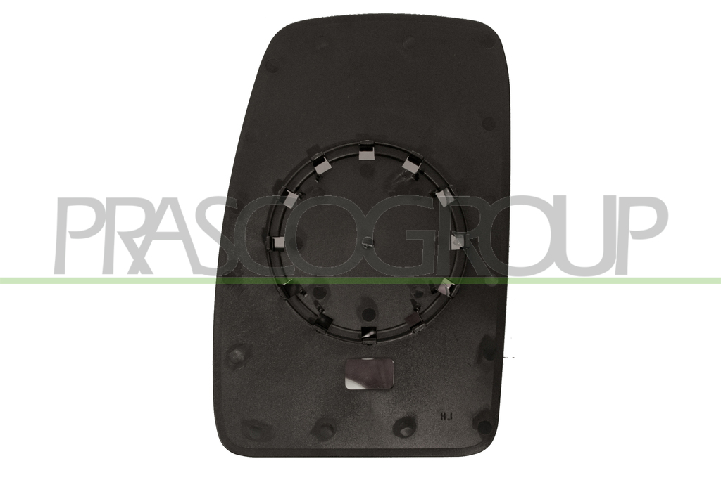 MIRROR GLASS BASE RIGHT-UPPER HEATED-WIDE ANGLE-CONVEX/CHROME