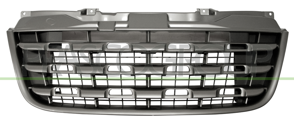 GRILLE CALANDRE PAINTE ARGENTE