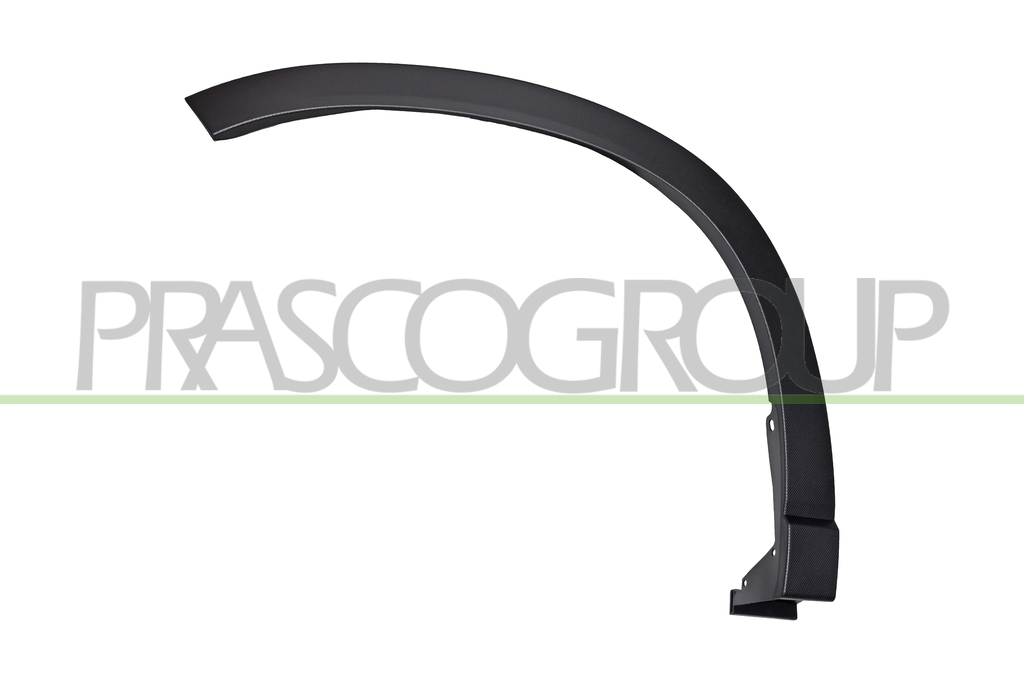 EXTENSION D'AILE AVANT GAUCHE-NOIRE-STRUCTUREE-AVEC CLIPS-AVEC BIADHESIF