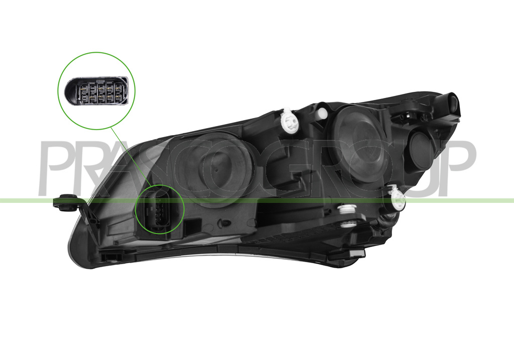 PROIETTORE DESTRO H7+H7-ELETTRICO-CON MOTORE-VERSIONE HELLA