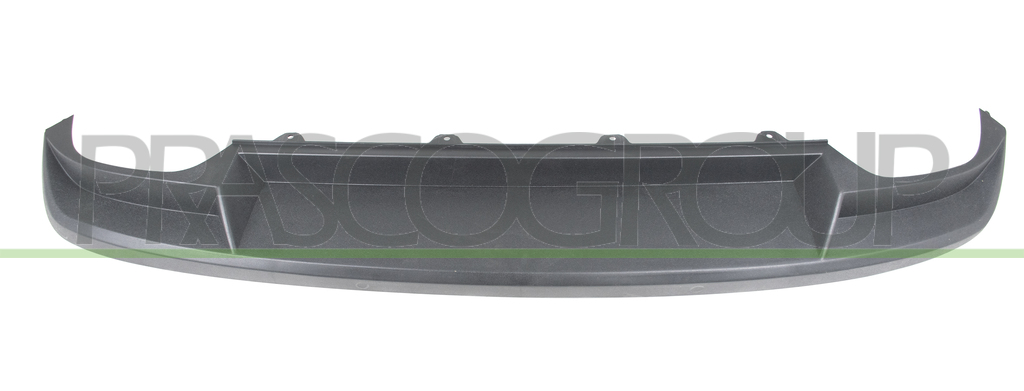 REAR BUMPER SPOILER-BLACK-TEXTURED FINISH-WITH SENSOR CUTTING MARKS FOR PDC