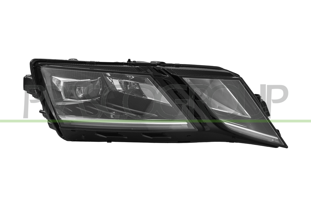 HEADLAMP RIGHT-ELECTRIC-WITH MOTOR-WITH DAY RUNNING LIGHT-LED