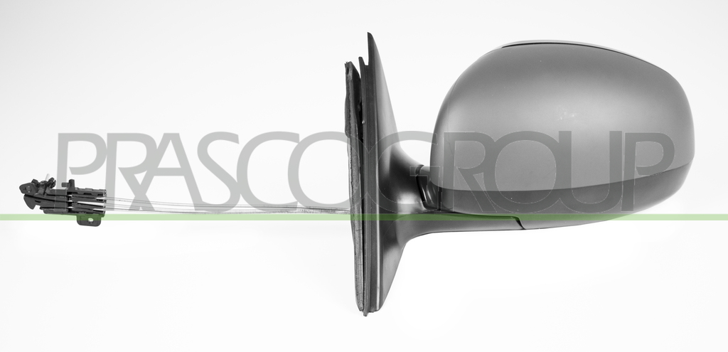 DOOR MIRROR LEFT-CABLE-PRIMED