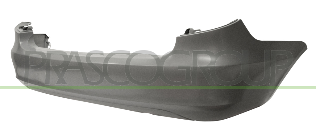 REAR BUMPER GRAY-SMOOTH FINISH TO BE PRIMED-WITH PDC CUTTING MARKS-WITH TRAILER HOOK CUTTING MARKS MOD. STATION WAGON