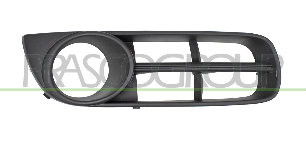 BUMPER GRILLE RIGHT-BLACK-WITH FOG LAMP HOLES-OPEN