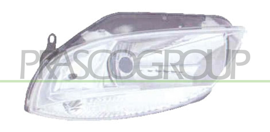 HEADLAMP LEFT H4 ELECTRIC WITH MOTOR