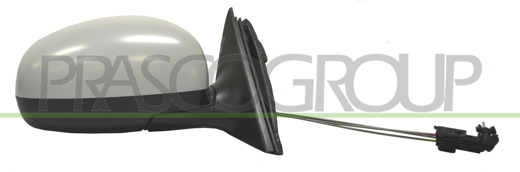 DOOR MIRROR RIGHT-WITH CABLE-PRIMED-CONVEX